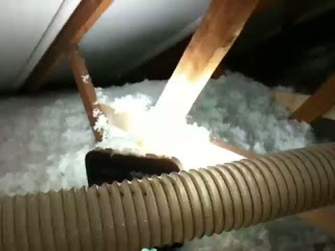 Video: Loftisolering med glasuldsgranulat