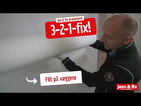 Video: opsætning af glasfilt på væg